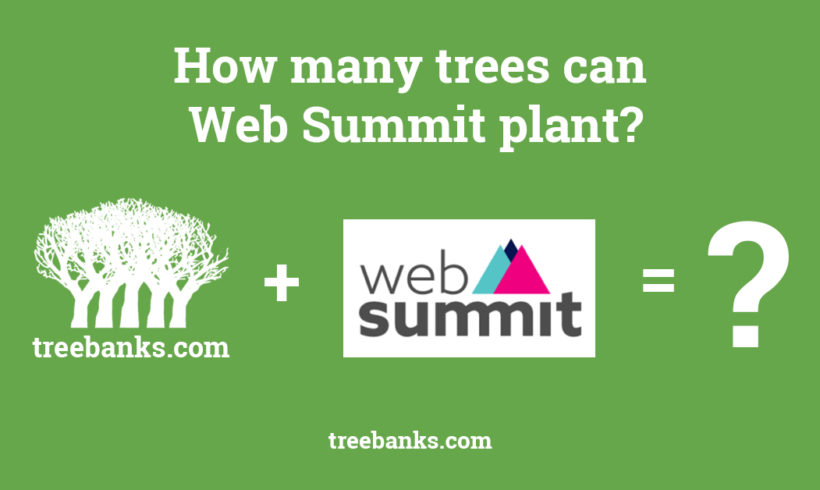 How many trees can Web summit plant?