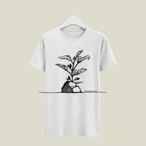 Treebanks white t-shirt